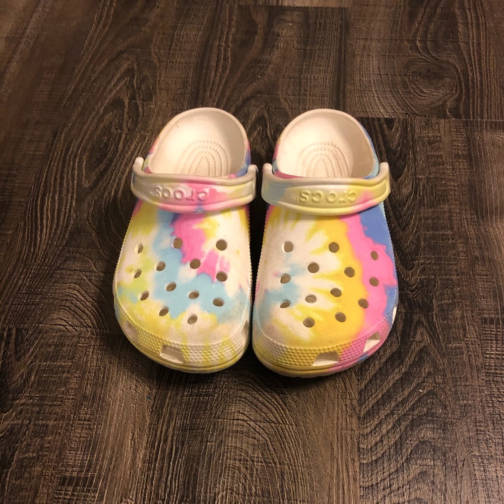 Rare Tye-Dye Crocs